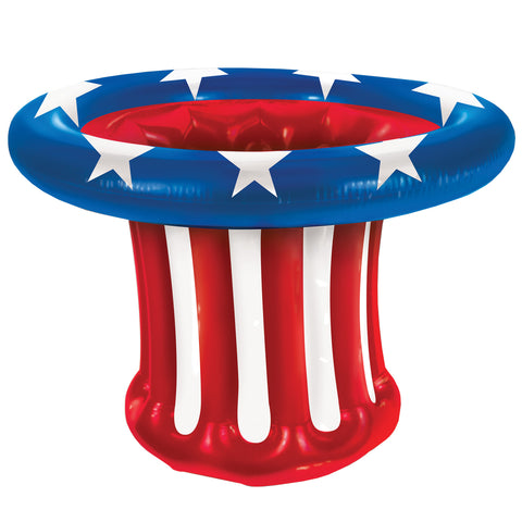 Inflatable Patriotic Hat Cooler