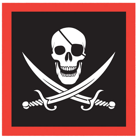 Pirate Napkins - Pack of 16