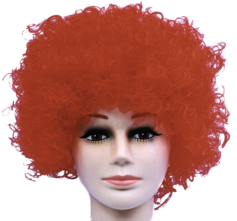 Curly Clown Red Budget Wig