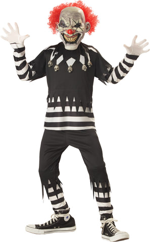 Boy's Creepy Clown Costume