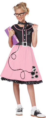 Girl's 50s Sweetheart Costume