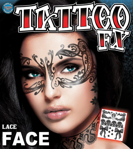 Lace Face Tattoo
