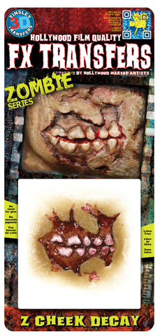 Zombie Cheek Decay Sm 3D Fx