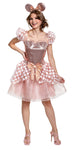 Women's Rose Gold Minnie Deluxe Costume