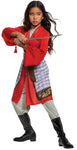 Girl's Mulan Hero Red Dress Classic Costume