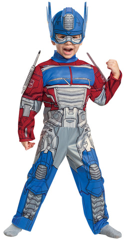 Boy's Optimus EG Muscle Toddler Costume