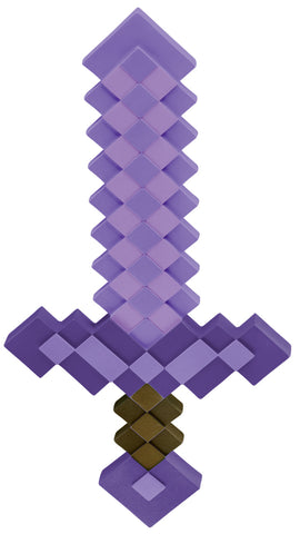 Enchanted Purple Minecraft Sword - Child