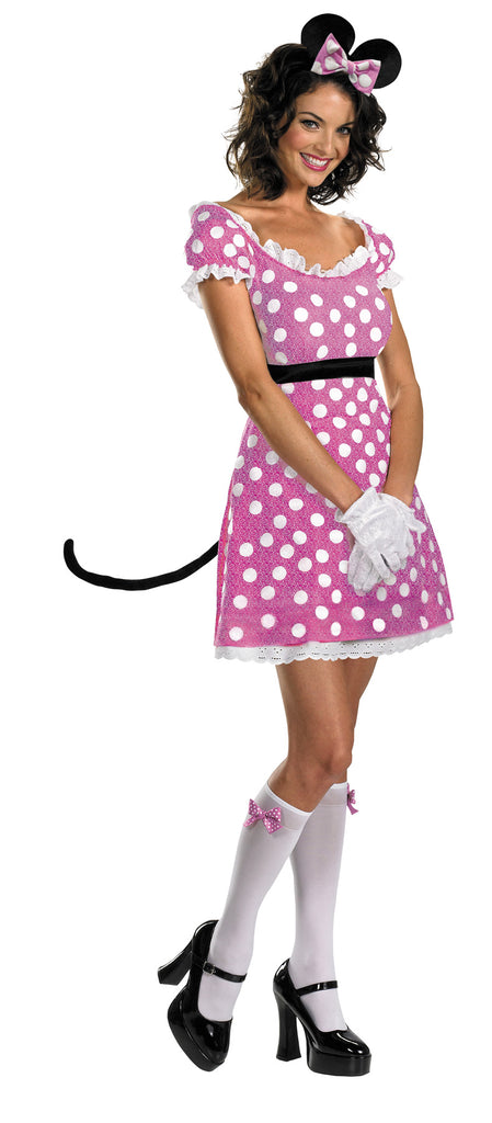 Women's Minnie Mouse Sassy Pink Costume Women's Minnie Mouse Sassy Pink Costume
