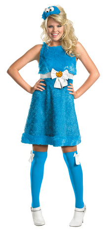 Women's Cookie Monster Sassy Costume - Sesame Street