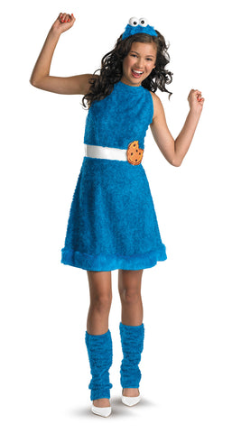 Girl's Cookie Monster Costume - Sesame Street