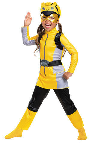 Girl's Yellow Ranger Muscle Costume - Beast Morphers