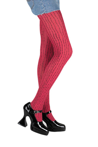Red Barbed Wire Pantyhose