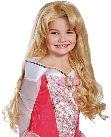 Girl's Aurora Deluxe Wig - Sleeping Beauty