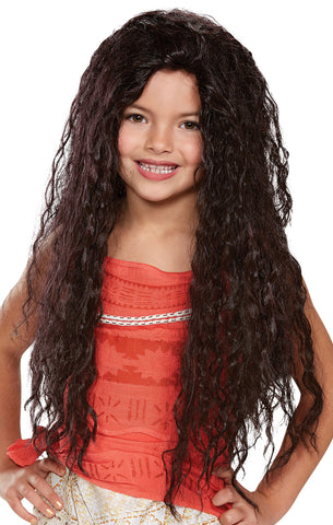 Girl's Moana Deluxe Wig - Moana