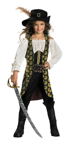 Girl's Angelica Deluxe Costume - Pirates Of The Caribbean