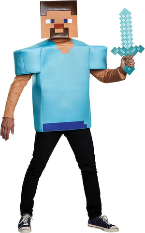 Men's Steve Classic Costume - Minecraft