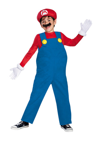 Boy's Mario Deluxe Costume - Super Mario Brothers