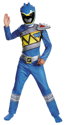 Boy's Blue Ranger Classic Costume - Dino Charge