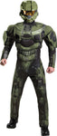 Men's Master Chief Deluxe Muscle Costume