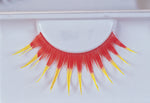 Eyelashes Red with Yellow