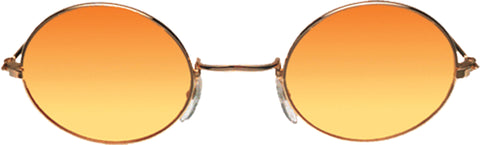 Glasses John Gold Orange Yellow