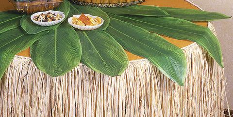 Plastic Ti Leaf - Set of 5