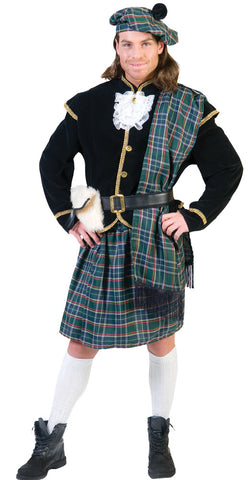 Scottish Clansman Green Costume