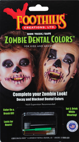 Zombie Dental Colr For Kids