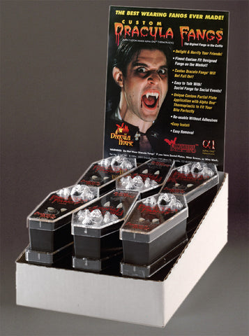 Dracula Fangs Display - 12 Pairs