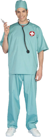 Men's Surgical Scrubs Costume