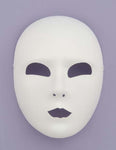 White Full Face Mask