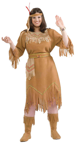 Women's Plus Size Indian Maid Costume