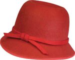 FLAPPER HAT RED