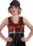 FLAPPER HAT SEQUIN