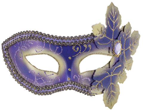 Women's Purple Venetian Mask