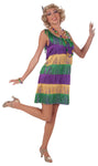 MARDI GRAS FLAPPER COSTUME