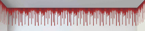 20' x 4' Dripping Blood Border