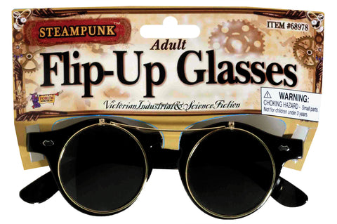 Flip-Up Steampunk Glasses