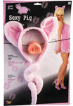 Pig Kit Ears Headband Nose Tail