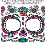 Day of Dead Face Tattoo