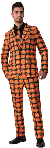 Men's Pumpkin Suit & Tie