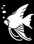 Stencil Tropical Fish