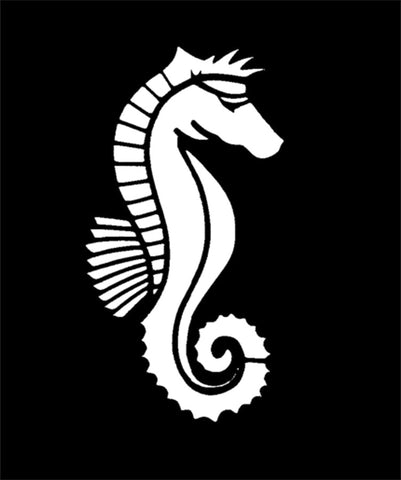 Stencil Seahorse Stainless