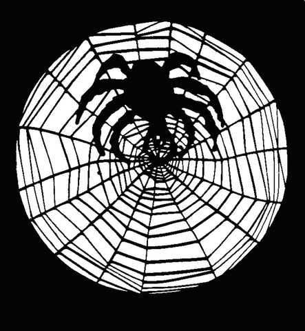 Stencil Spider with Web Stainless