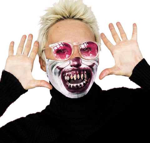 Mask Cover Razor Teeth Clown