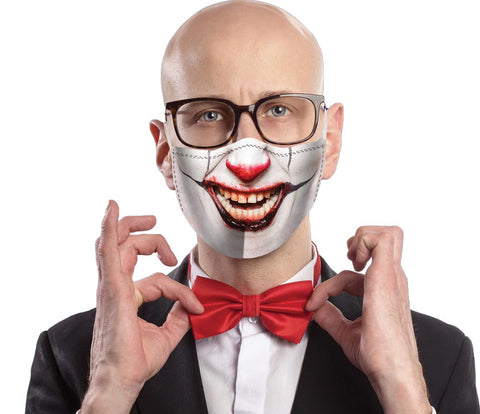 Mask Cover Creepy Clown