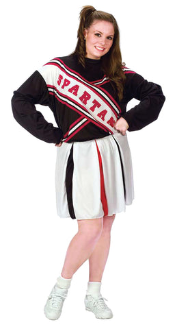 Women's Plus Size Spartan Cheerleader Costume - Saturday Night Live