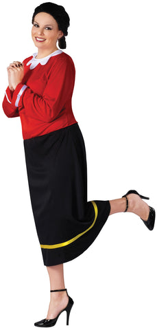 Women's Plus Size Olive Oyl Costume - Popeye