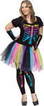 Women's Plus Size Funky Punk Bones Costume