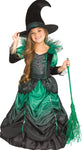Girl's Emerald Witch Costume